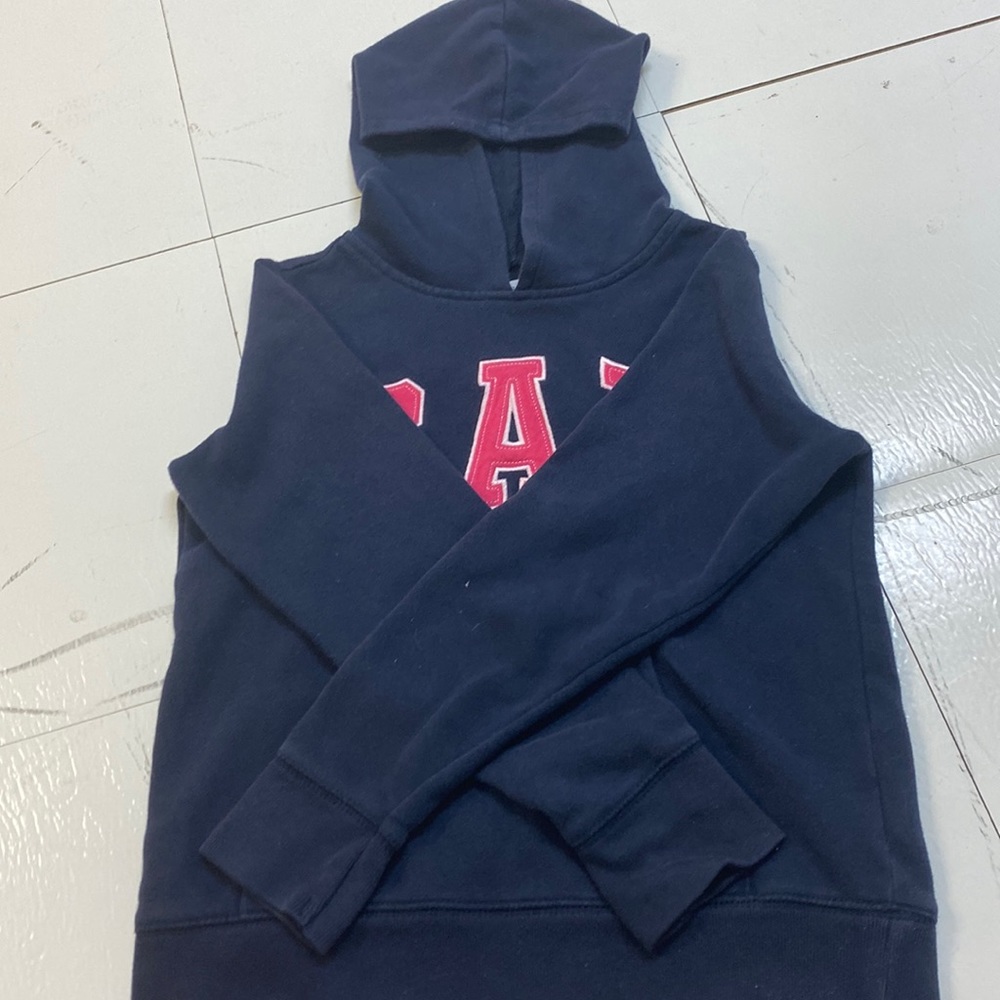 Gap Blue and pink hoodie. Good condition very comfy!